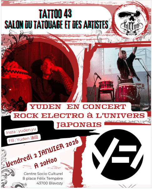 Concert avec Ryuden Rock Électro à l'univers Japonais